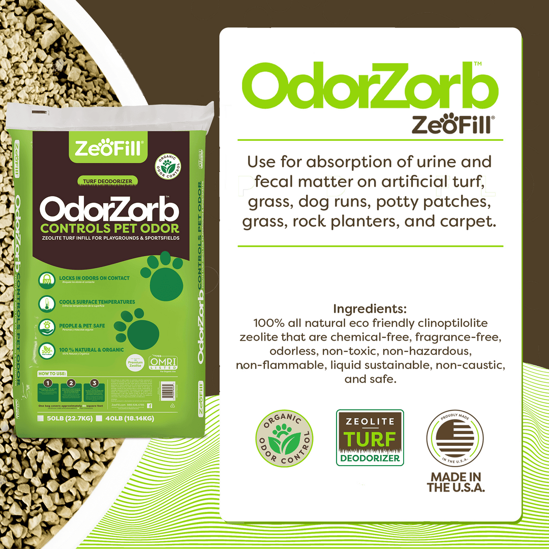 OdorZorb Pet Turf Infill - 40LB Bag